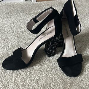 Jeffrey Campbell Black Studded Women's Heels